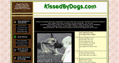 Desktop Screenshot of kissedbydogs.com