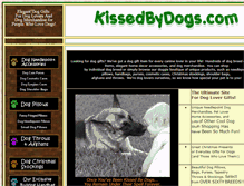 Tablet Screenshot of kissedbydogs.com